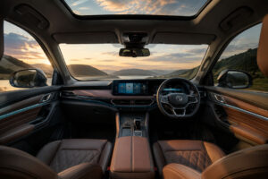 MG Majestor interior and features cabin view