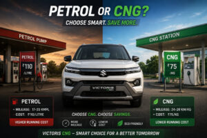 Victoris CNG vs पेट्रोल फ्यूल कॉस्ट तुलना विजुअल
