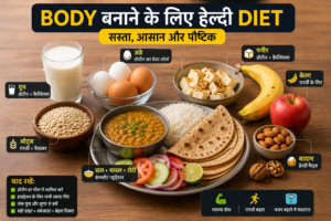 body banane ke liye healthy diet