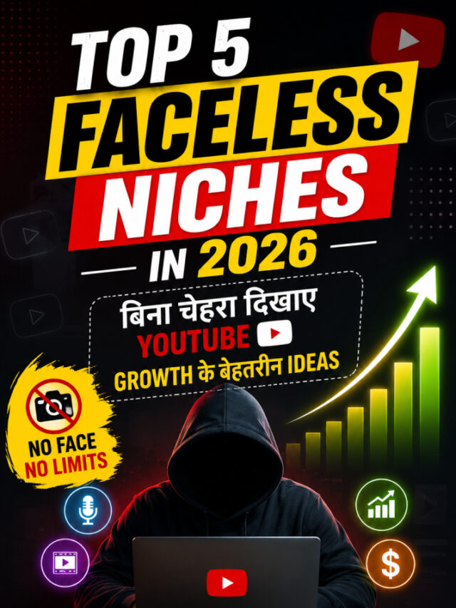 Top 5 Faceless YouTube Niches in 2026