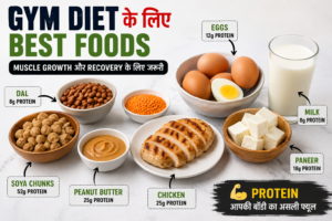 gym diet for beginners hindi