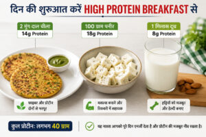 high protein breakfast indian diet