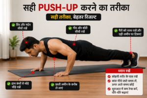 सही push up करने का तरीका