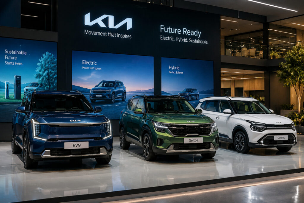 Kia India SUV strategy 2026 new EV and hybrid models