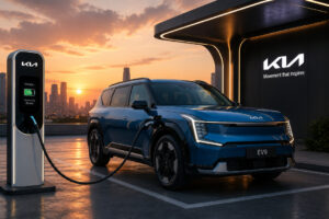 Kia electric SUV India 2026 charging station image