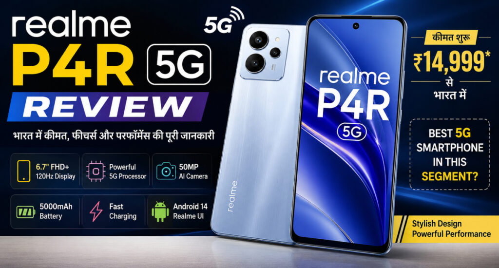 Realme P4R 5G Review और भारत में कीमत