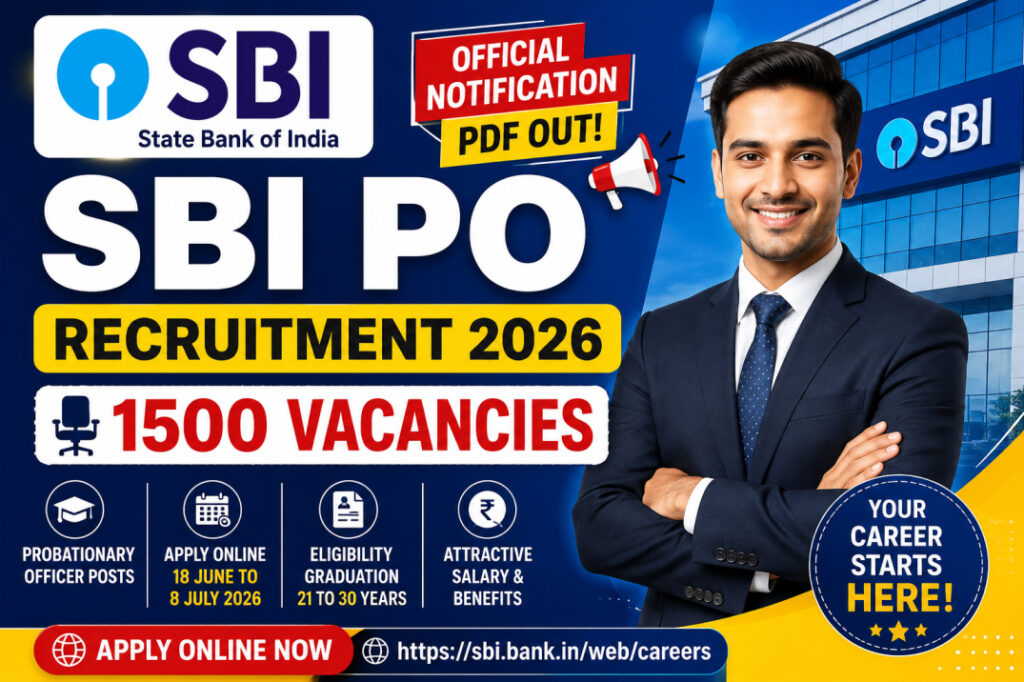 SBI PO Recruitment 2026 Notification PDF