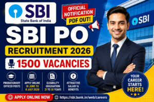 SBI PO Recruitment 2026 Notification PDF