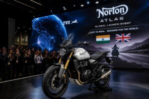 TVS-owned Norton Atlas motorcycle India
