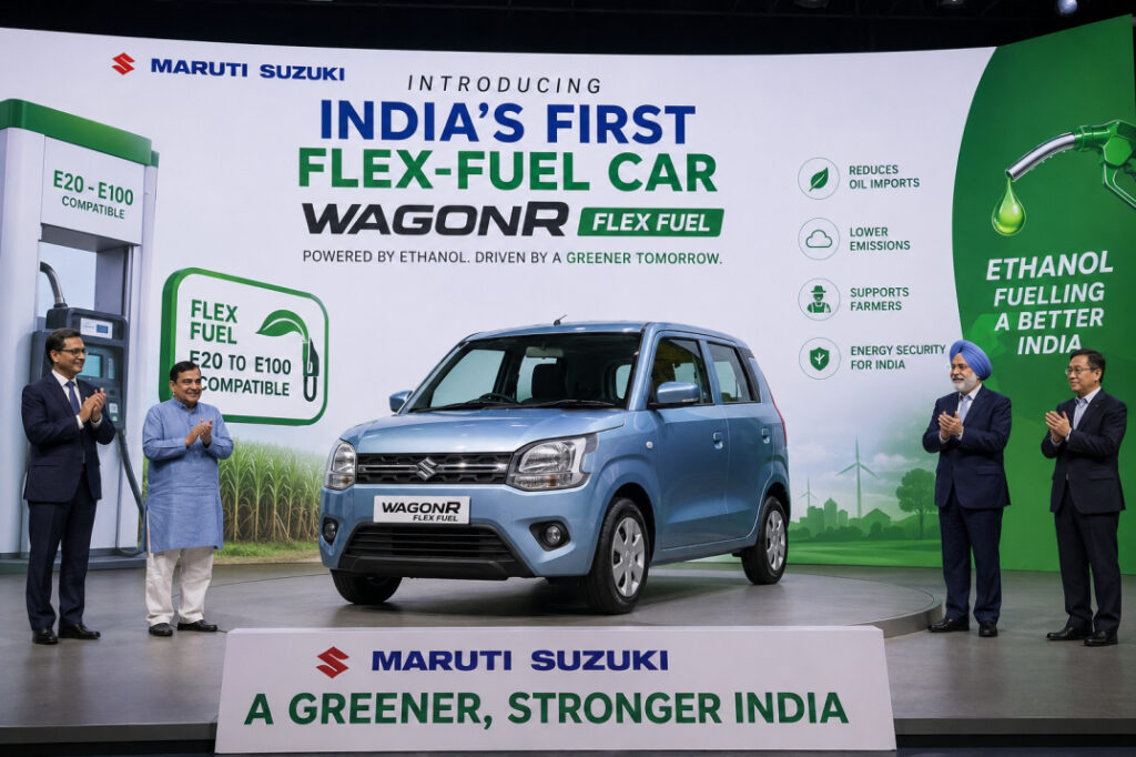 maruti suzuki flex fuel wagon r launch in india