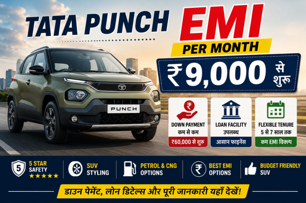 tata punch emi per month 2026
