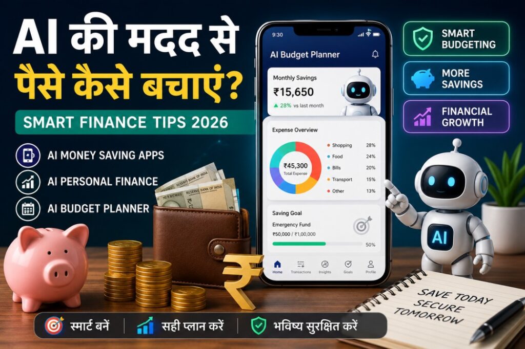 AI Finance Tips 2026 से पैसे बचाने के स्मार्ट तरीके