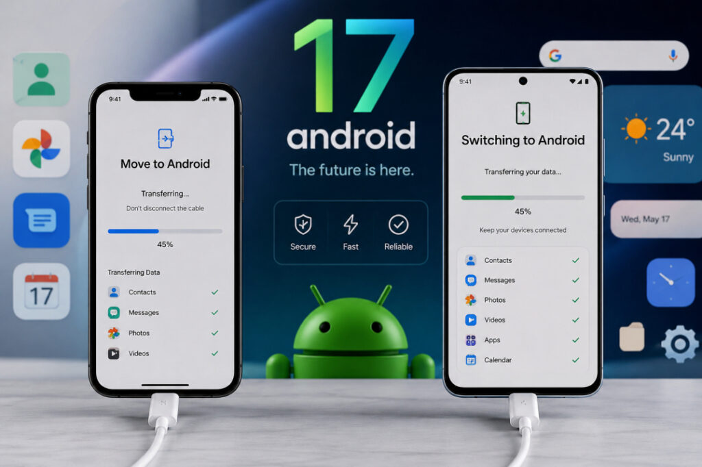 Android 17 iPhone to Android switch feature