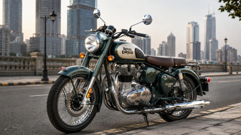 Royal Enfield Classic 350 Bluetooth features and dashboard