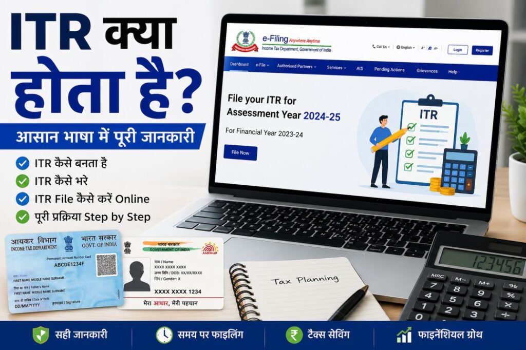 ITR kya hota hai और Income Tax Return कैसे File करें