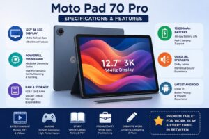Moto Pad 70 Pro Specifications and Features