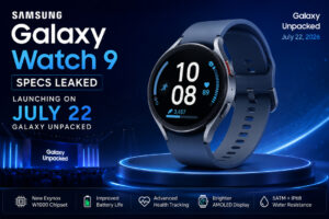 Samsung Galaxy Watch 9 specs leaked premium smartwatch render