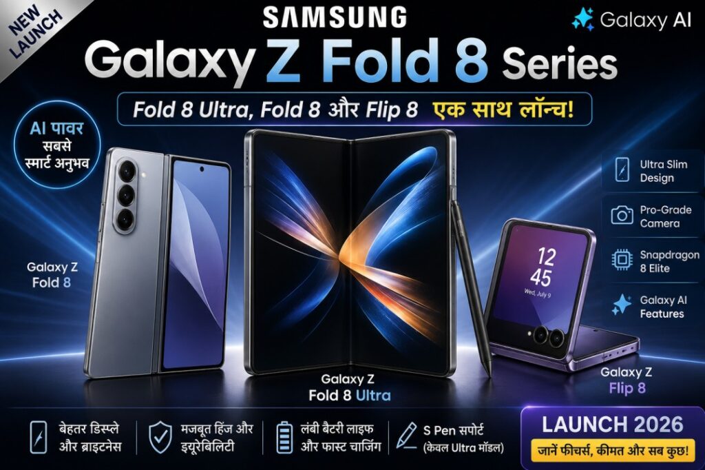 Samsung Galaxy Z Fold 8 Launch Hindi