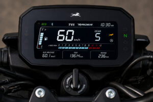 TVS Raider Super Squad Edition showroom