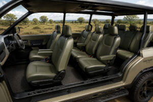 Tata Sierra EV off-road SUV with all terrain tyres