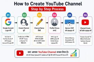 YouTube channel kaise banaye complete process
