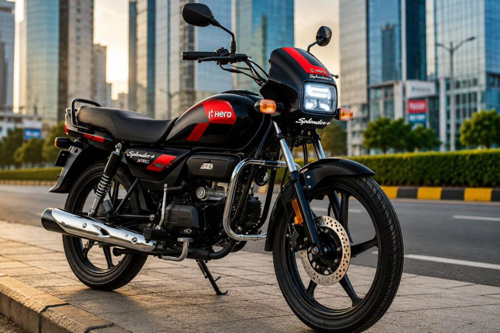 ero Splendor Plus Xtec Engine with Front Disc Brake