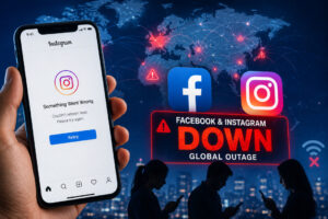 Facebook and Instagram down global outage affecting users worldwide