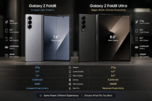 Galaxy Z Fold 8 vs Fold 8 Ultra