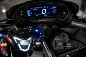Updated Bajaj Pulsar 125 digital console