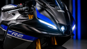 Yamaha R2 2026 front design and LED headlight