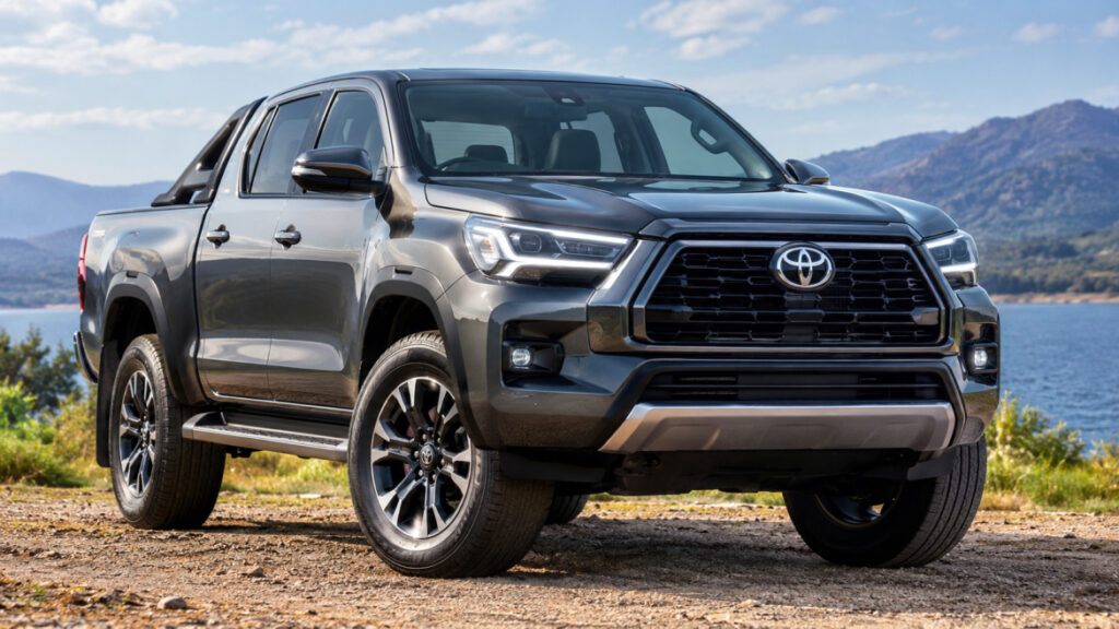 2026 Toyota Hilux का नया design और front features