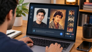 80s AI photo बनाने के लिए ChatGPT image editing workflow