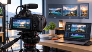 Canon EOS R6 V 7K Open Gate video recording workflow