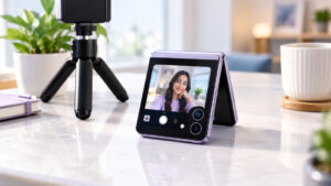 Galaxy Z Flip 8 cover screen and FlexCam camera experience