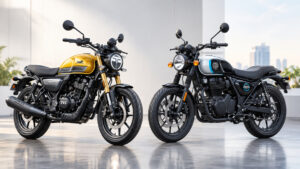 TVS Ronin vs Royal Enfield Hunter 350 comparison