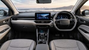 Tata Aeris interior with 10.25-inch touchscreen and modern features