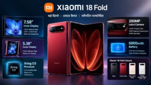 Xiaomi 18 Fold features 200MP camera 6000mAh battery